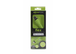 Boompods Flex - Micro USB Oplaad en Synchroniseer Kabel voor Android 12,5 CM Groen