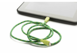 Boompods USB C naar USB C Retro Kabel 1 Meter Groen