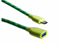 Boompods USB C naar USB A Female Adapter 1 Meter Groen