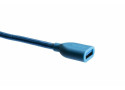 Boompods USB C naar USB A Female Adapter 1 Meter Blauw