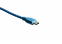 Boompods USB C naar USB A Female Adapter 1 Meter Blauw