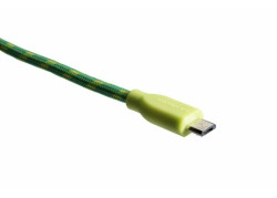 Boompods USB C naar Micro USB Retro Kabel Groen