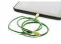 Boompods USB C naar Micro USB Retro Kabel Groen