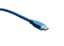 Boompods USB C naar Micro USB Retro Kabel Blauw