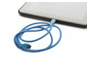 Boompods USB C naar Micro USB Retro Kabel Blauw