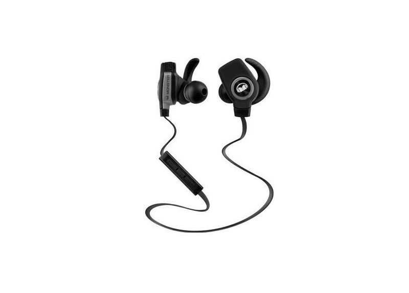 Monster iSport Bluetooth Draadloze SuperSlim In-Ear Koptelefoon Zwart