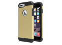 Tuff Luv Twin Armour TPU case voor iphone 7 Plus iPhone 8 - Goud