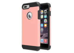 Tuff Luv Twin Armour TPU case voor iphone 7 Plus en Iphone 8 Plus - Rose Goud