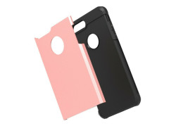 Tuff Luv Twin Armour TPU case voor iphone 7 Plus en Iphone 8 Plus - Rose Goud