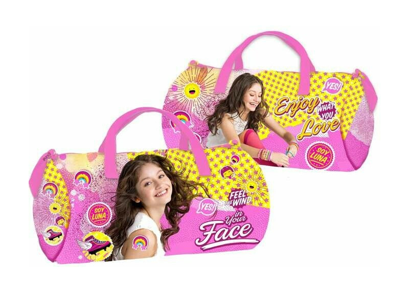 Disney Soy Luna Enjoy Love - Sporttas - 43 cm - Roze - Geel