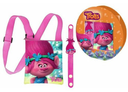 Trolls - Cadeauset - Poppy - Schoudertas - Armband