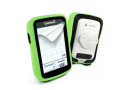 Tuff-Luv - Siliconen Twin Dubbellaagse Skin Case - Voor de Garmin Edge 820 - Groen / Zwart