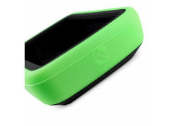 Tuff-Luv - Siliconen Twin Dubbellaagse Skin Case - Voor de Garmin Edge 820 - Groen / Zwart