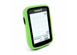 Tuff-Luv - Siliconen Twin Dubbellaagse Skin Case - Voor de Garmin Edge 820 - Groen / Zwart