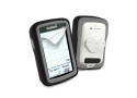 Tuff-Luv - Siliconen Twin Dubbellaagse Skin Case - Voor de Garmin Edge 820 - Zwart / Grijs