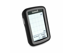 Tuff-Luv - Siliconen Twin Dubbellaagse Skin Case - Voor de Garmin Edge 820 - Zwart / Grijs