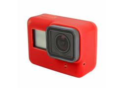 Tuff-Luv - GoPro Hero 5 Siliconen Bescherming Case Cover Shell - Rood