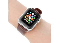 Tuff-Luv - Screenprotector voor Apple Watch 42 mm - Gehard Tuff-glas(gebogen) - Zwart