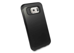 E-Volve - harde Armour hoes voor Samsung Galaxy S6 - Zwart