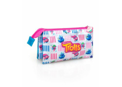 Trolls - Etui - 3 vakken - 22 cm