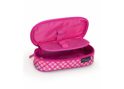 Delbag - Gezicht - Lip bijten - Etui - 21 cm- Roze