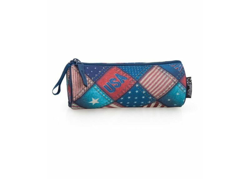 Eastwick Graffiti - USA - Etui - 21 cm - Blauw/Rood