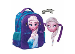 Frozen Elsa - Rugzak - met masker - Kinderen - 31 cm hoog - Paars/Blauw