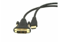 Natec Extreme Media - HDMI-DVI Kabel - Goude Connector - 3m - Zwart