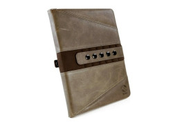 Tuff-luv - Western leren beschermhoes voor de Apple iPad pro 10.5 inch - bruin