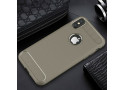 Tuff-luv - Carbon Fiber stijl TPU, beschermende en Schockbestendige achterkant voor de Apple iPhone X case - grijs