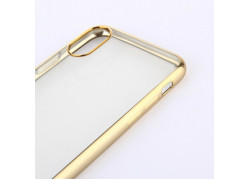 Tuff-luv - Beschermende TPU siliconen case voor de Apple iPhone X - goud