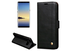 Tuff-luv - Faux leren book-stand case voor de Samsung Galaxy note 8 - zwart