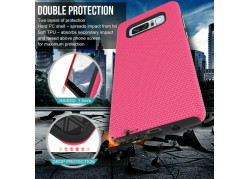 Tuff-luv - Dubbel laags antislip case voor de Samsung Galaxy note 8- roze