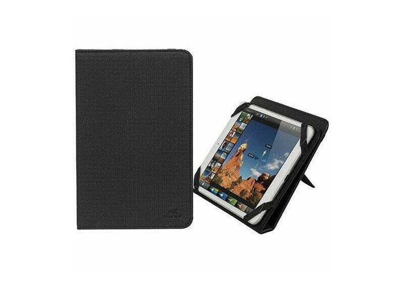 RivaCase 3204 - Universele Tablet hoes + Standaard - 8 Inch (iPad mini 3 / Acer Iconia Tab 7.0) - Zwart