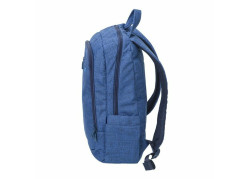 RivaCase 7560 - Laptop Canvas - Rugzak - 15.6 Inch - Blauw