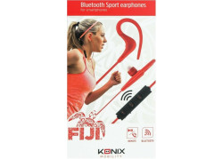 Konix Sport in ear koptelefoon - Bluetooth - Rood