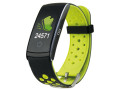 Fitness Sporthorloge - Band voor Onderwater - Hartslagmeter - Zwart met Groen