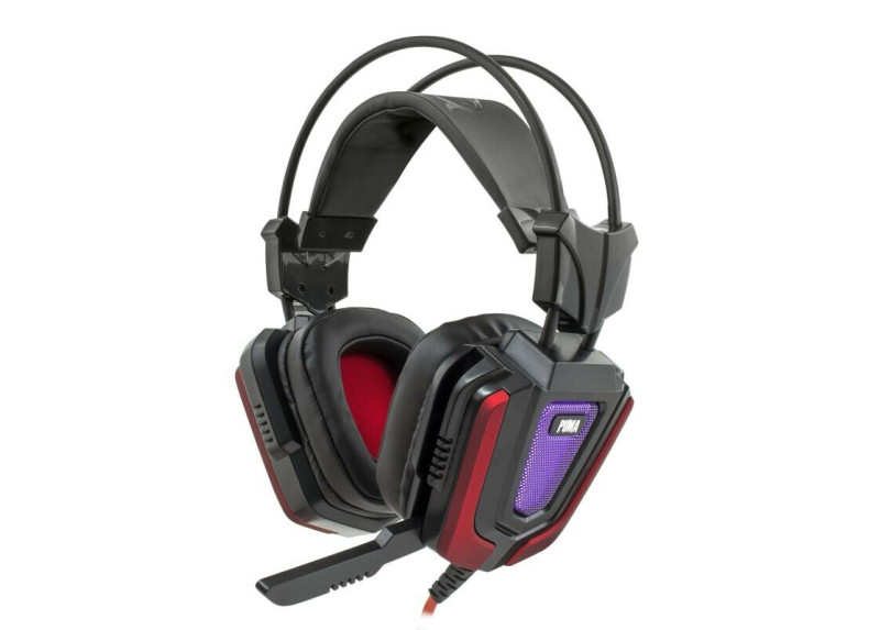 White Shark Puma Black/Red Gaming Headset