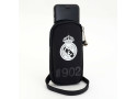 Real Madrid - Polyester tasje voor mobiel - 14 cm hoog - Zwart