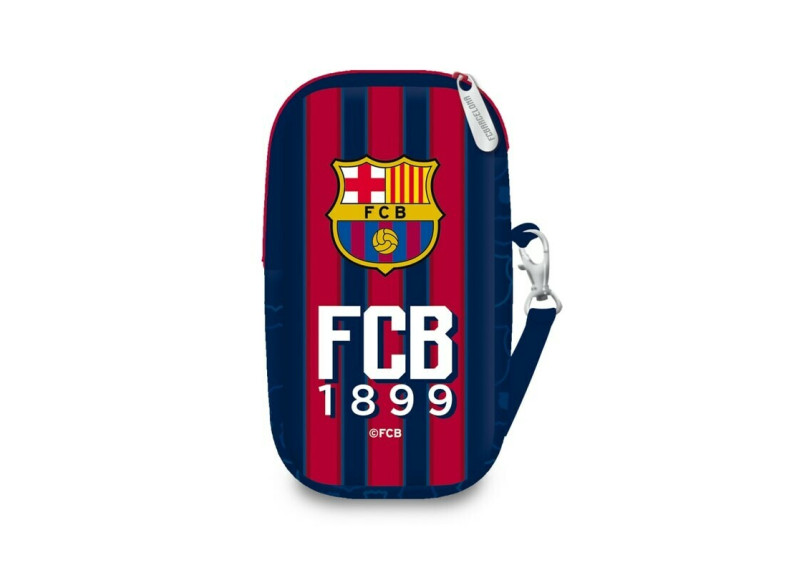 FC Barcelona - Polyester tasje voor mobiel - 14 cm hoog