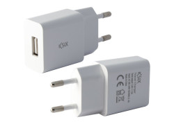 Ksix USB wandlader 2.1A -wit