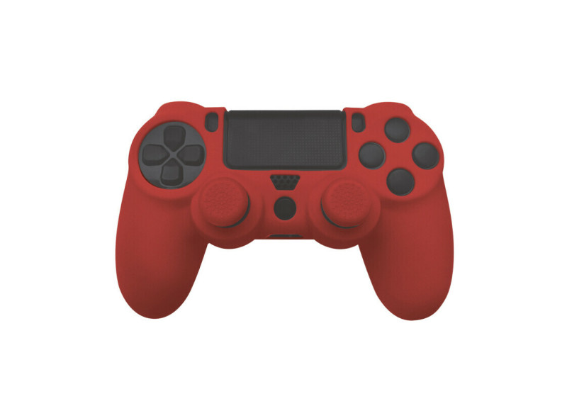 Silicone Skin + Thumb Grips - Playstation 4 - Rood