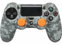 Siliconen hoes voor Sony Dualshock controller en Grips - Camouflage - Pixel Black