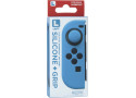 Joy Con Controller Silicone Skin - Links - Blauw + Grips - Nintendo Switch - Switch OLED