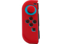 Joy Con Controller Silicone Skin - Links - Rood + Grips - Nintendo Switch - Switch OLED