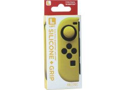 Joy Con Controller Silicone Skin - Links - Geel + Grips - Nintendo Switch - Switch OLED