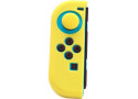 Joy Con Controller Silicone Skin - Links - Geel + Grips - Nintendo Switch - Switch OLED