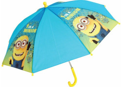 Minions - Kinder - Paraplu - 74 cm - Blauw en geel