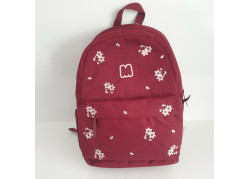 Embroidery Flowers Backpack - 44 cm hoog