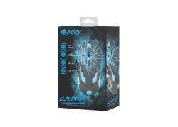 Fury Gladiator - Gaming Muis - Optisch - 3200 DPI - Met LED verlichting